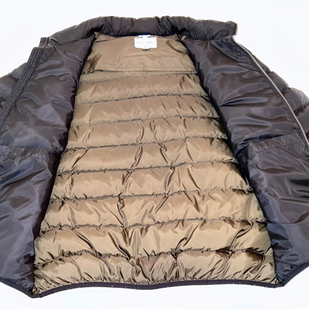 Cole Haan Signature Men's Packable Down Jacket, Black, X-Large - Picture 3 of 5